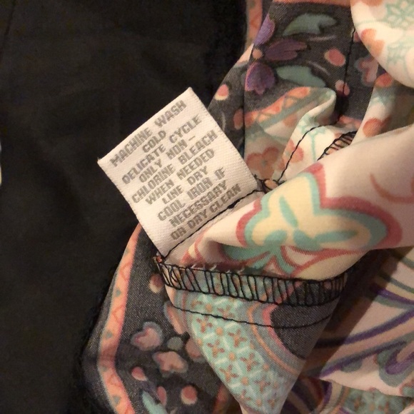 Silky Colorful Sleeveless Dress Sz 10 Dressbarn - Picture 14 of 17